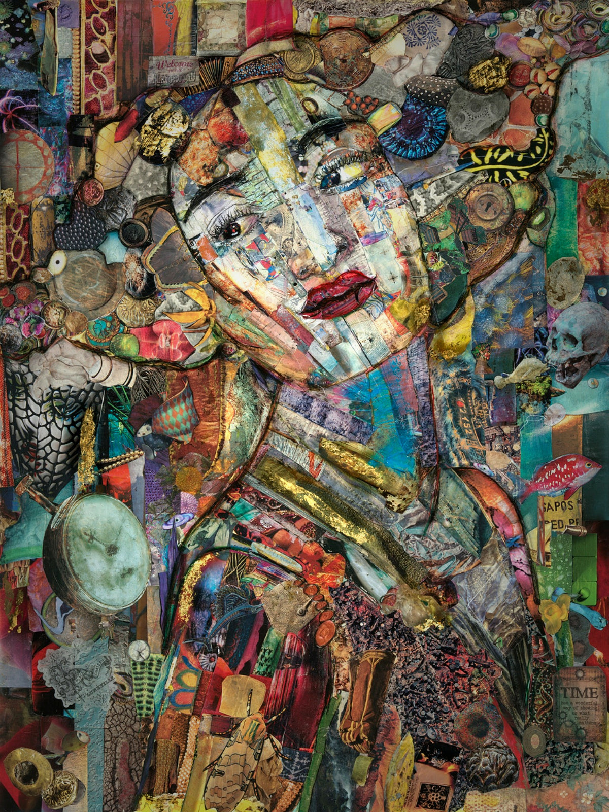 Grace: Hand embellished limited edition fine art print - Anniemae Art /by Ann Mitchell