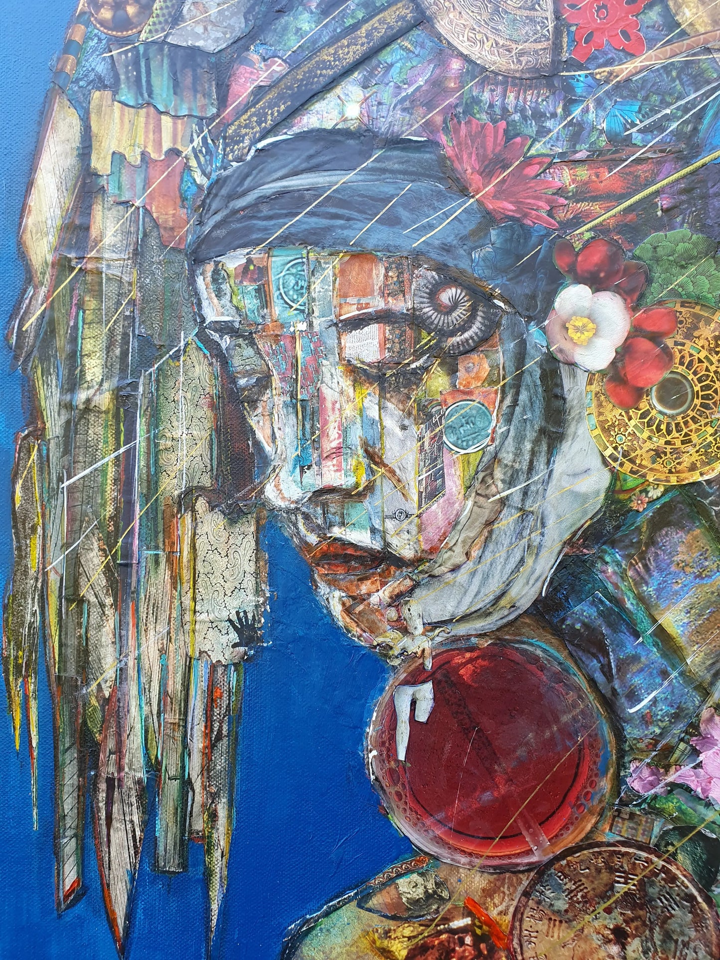 Belisama Goddess Painting | Belisama Goddess Art | Anniemae Art Limited edition prints luxury art beautiful art mermaid moody art soulful art