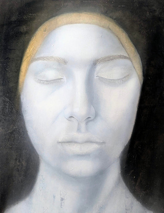 Brigid Unbound - Original oil painting by Ann Mitchell