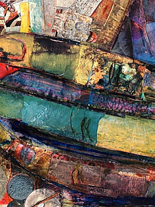 Her tears turned to dew: Hand embellished by Ann Mitchell - Anniemae Art /by Ann Mitchell