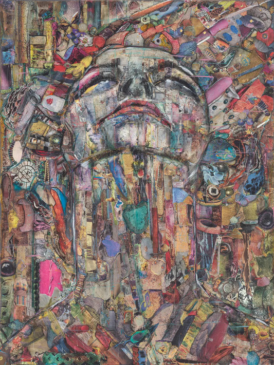 Bliss Mixed Portrait Painting | Fine Art Painting | Anniemae Art